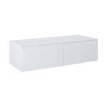 Komoda SPLIT SLIM 120 2s white hg z blatem pdw