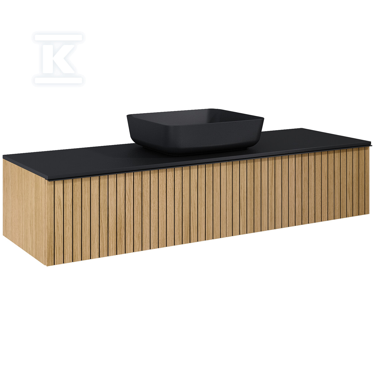 Komoda ASAMI slim 160 2s dąb naturalny - RE081600006690