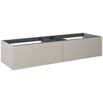 Komoda LOOK slim 160 2s fume matt pdw