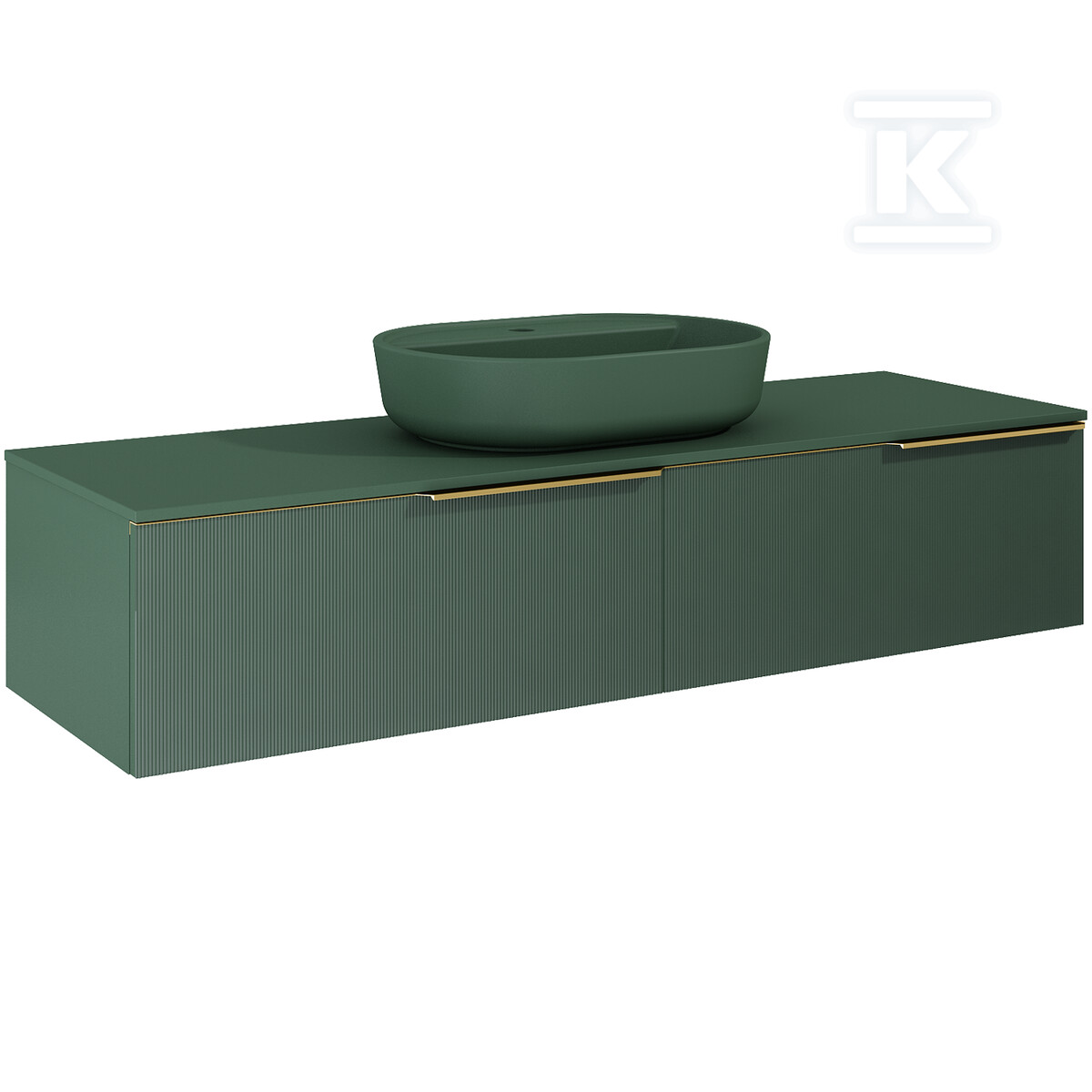 Komoda SOHO SLIM 160 2s forest greent - RE081604047010
