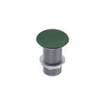 Korek umywalkowy niezamykany bez przelewu forest green matt