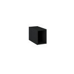 Półka otwarta/moduł pojedynczy LOOK 20 black matt pdw