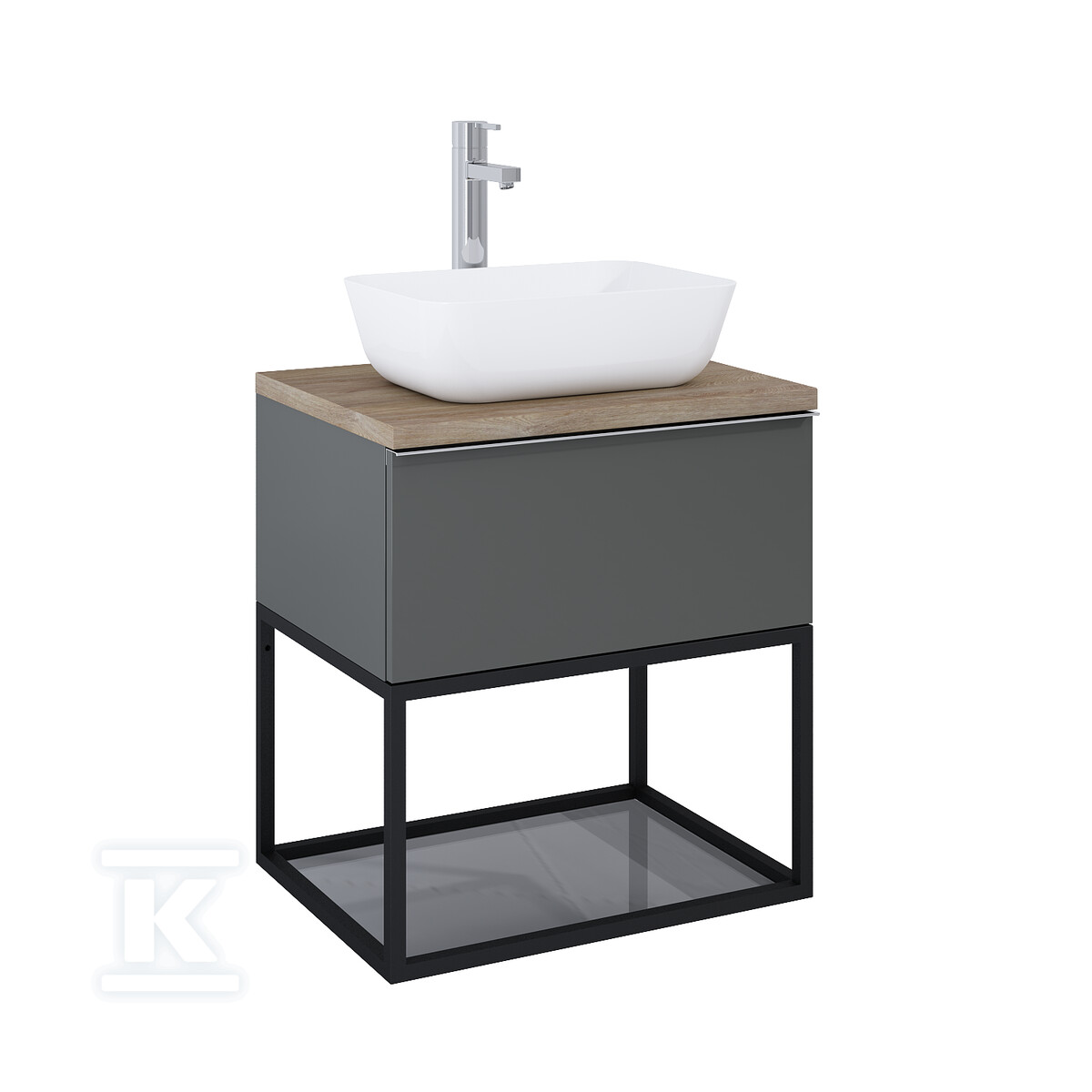 Półka metalowa/stelaż podszafkowy 60 - RE150600107160