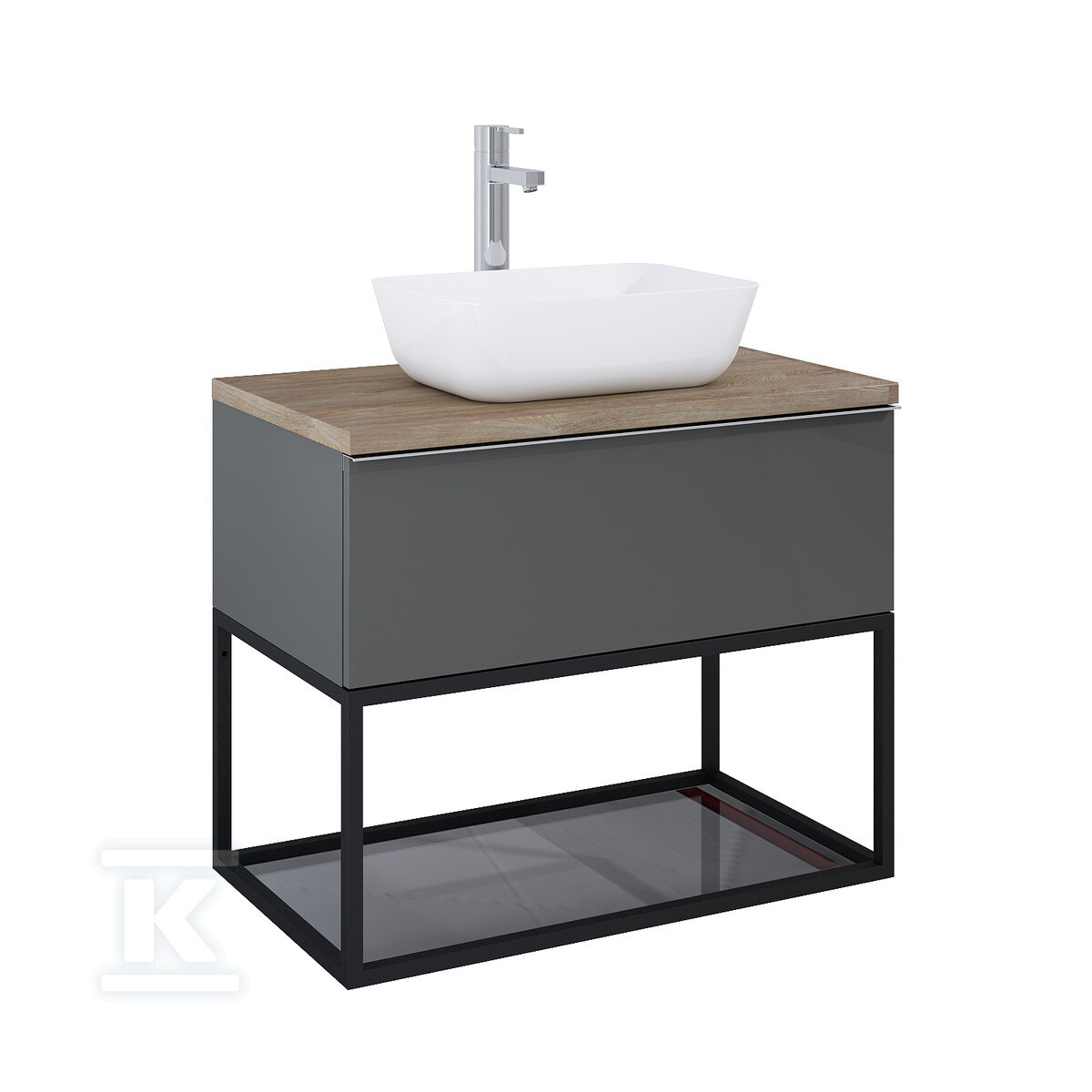 Półka metalowa/stelaż podszafkowy 80 - RE150800107160