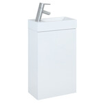 Zestaw szafka z umywalką YOUNG BASIC 40 1d white hg pdw