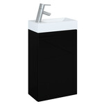 Zestaw szafka z umywalką YOUNG BASIC 40 1d black hg pdw