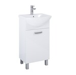 Zestaw szafka z umywalką SUNN 45 1d white hg nn