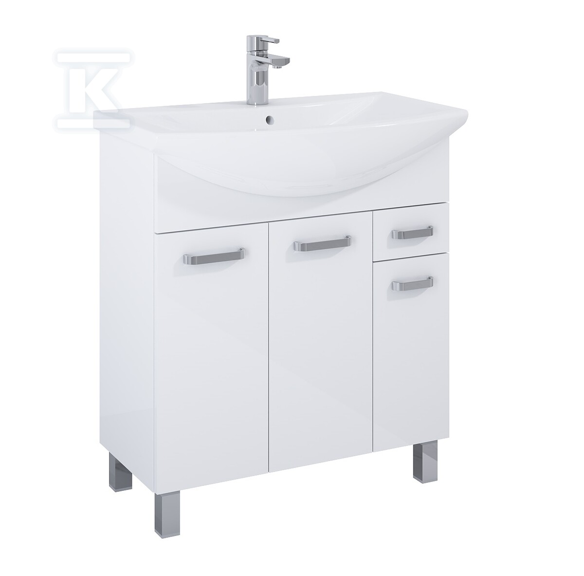 Zestaw szafka z umywalką SUNN 75 3d 1s - RE169193008060
