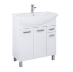 Zestaw szafka z umywalką SUNN 75 3d 1s white hg nn