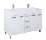 Zestaw szafka z umywalką SUNN kyra 120 4d 3s white hg nn