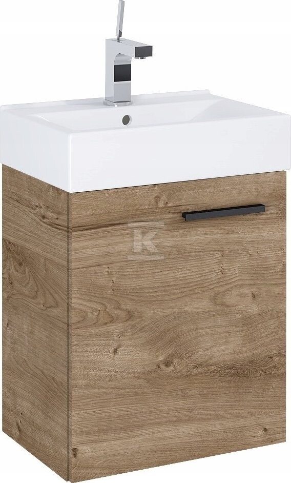 Zestaw szafka z umywalką TINY 45 1d dąb - RE020451167050