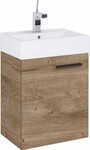 Zestaw szafka z umywalką TINY 45 1d dąb canela pdw (um. white)