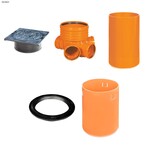 Studnia Diamir DN/OD 400 gładka, zestaw: kineta zbiorcza TYP2 400xKG200 + trzon H=6m + teleskop H=40cm + właz żeliwny 315 kl.B125