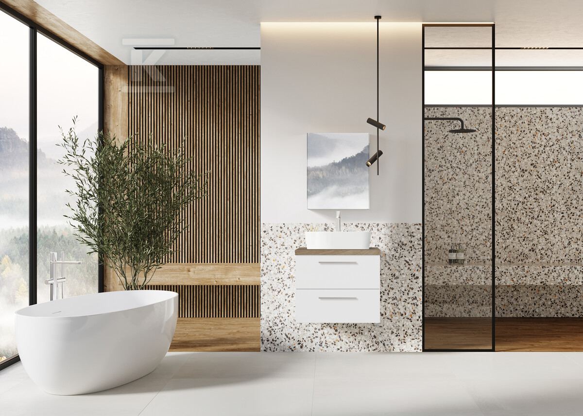 Umywalka FIONA 48x37 blat, ceram white - RE040480158060