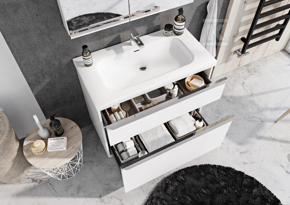 Umywalka IWA 90, ceram white hg - RE040900108060