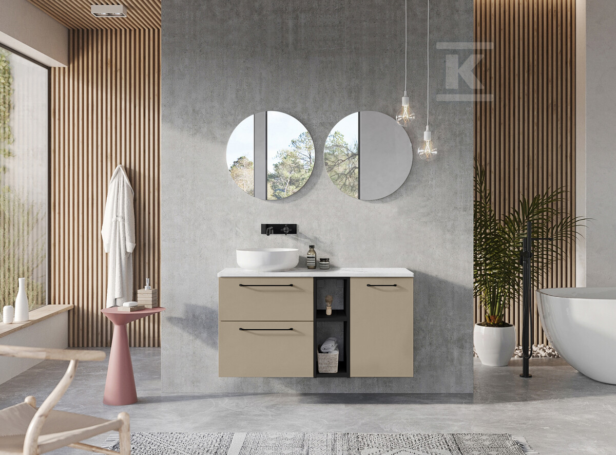 Komoda LOOK 40 2s anthracite hg pdw - RE080401026610