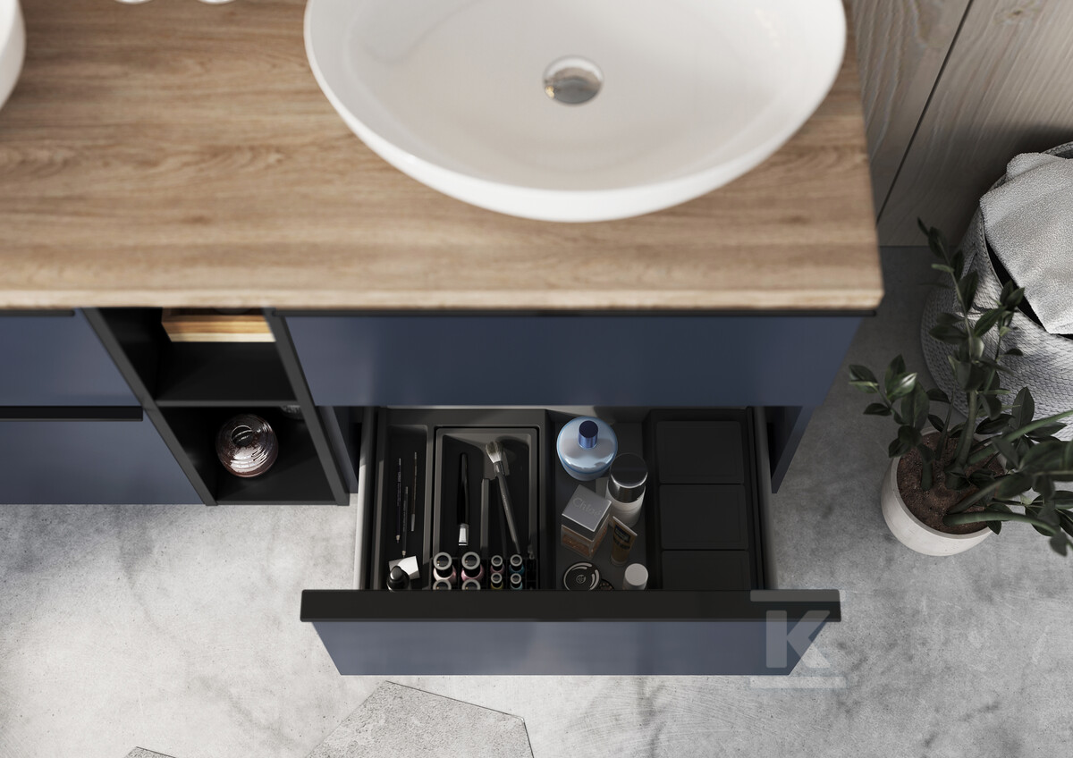 Komoda LOOK 40 2s anthracite hg pdw - RE080401026610