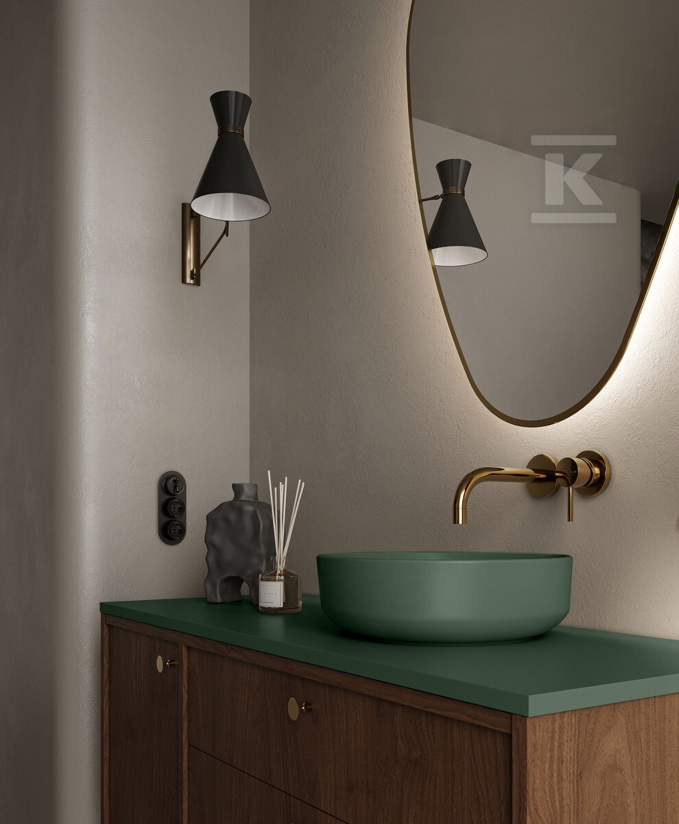 Umywalka LORCA 42x42 blat, ceram forest - RE040420047010