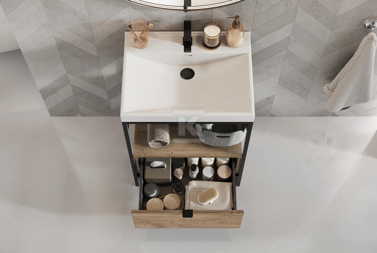 Umywalka MAXXI 60, ceram white hg - RE040600078060