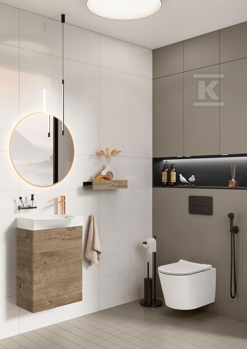Lustro łazienkowe LED SHARON ROUND 100 - RE061002015570