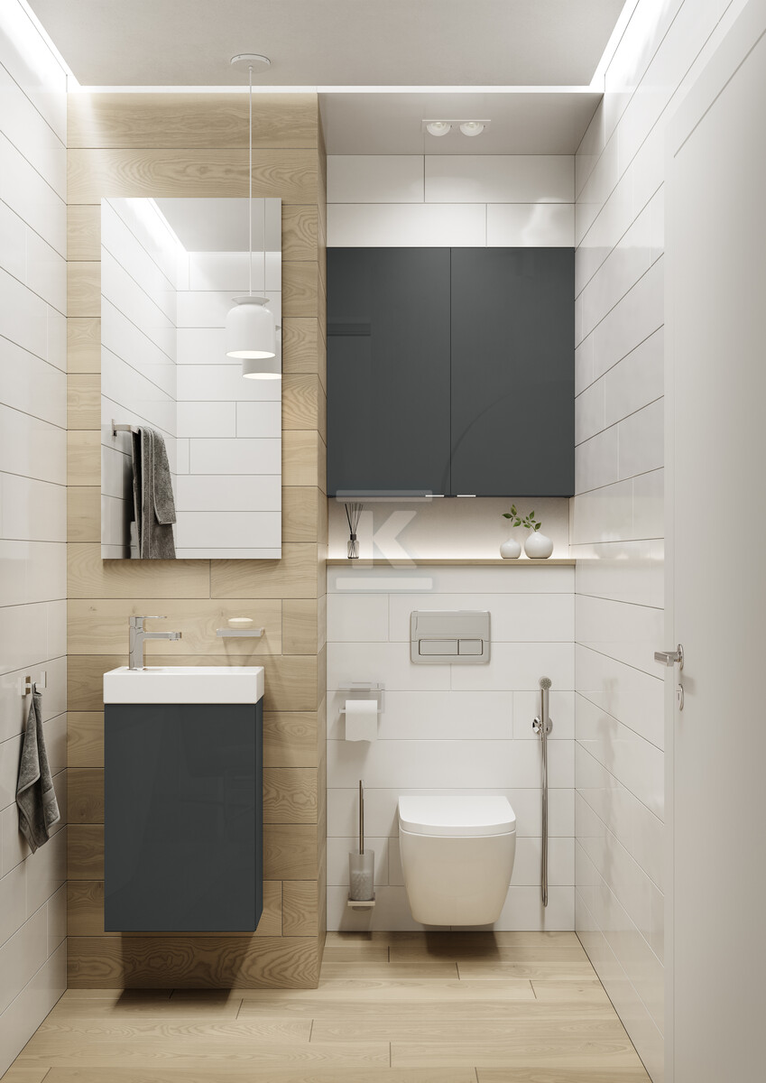 Zestaw szafka z umywalką YOUNG BASIC 40 - RE163068001470