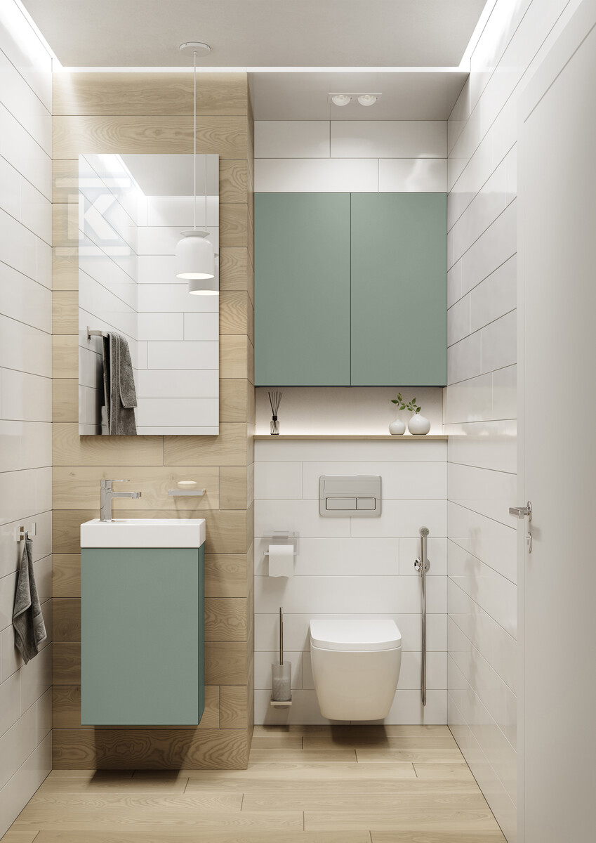 Zestaw szafka z umywalką YOUNG BASIC 40 - RE163068001470