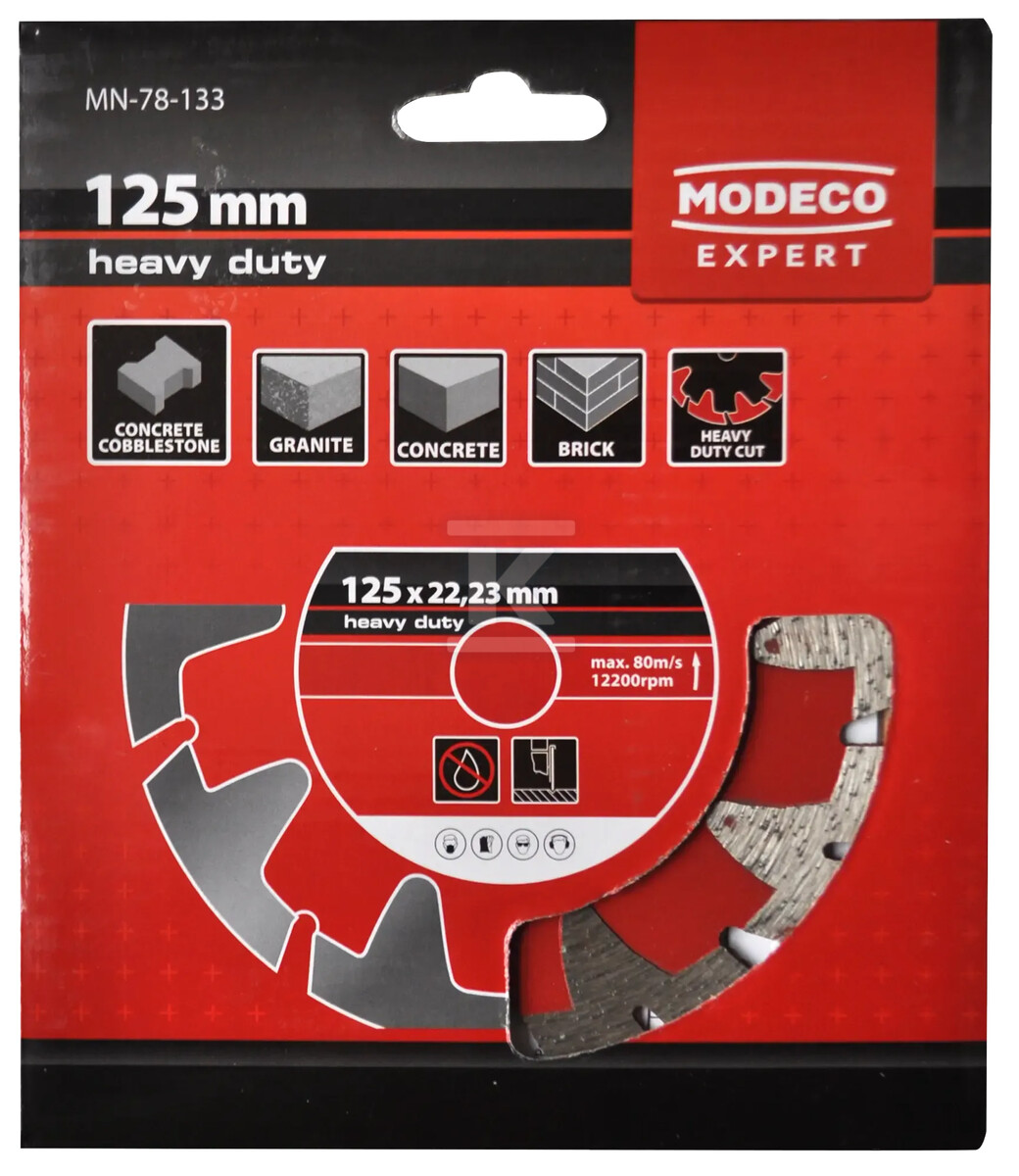 Сегментований алмазний диск 125 мм - MN-78-133