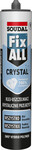 Безбарвний гібридний клей-герметик Fix all crystal 290мл