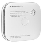 Sensor de fumo com bateria Tuya Wi-fi, vida útil do sensor 10 anos, alarme 85dB, LED