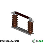 Основа запобіжника C, побудована на композитних ізоляторах - смоляних PBNWMA-24/50K