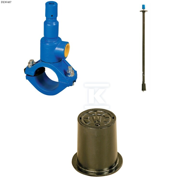 Nawiertka DN90x40 do rur PVC/PE, PN10, - DLW407