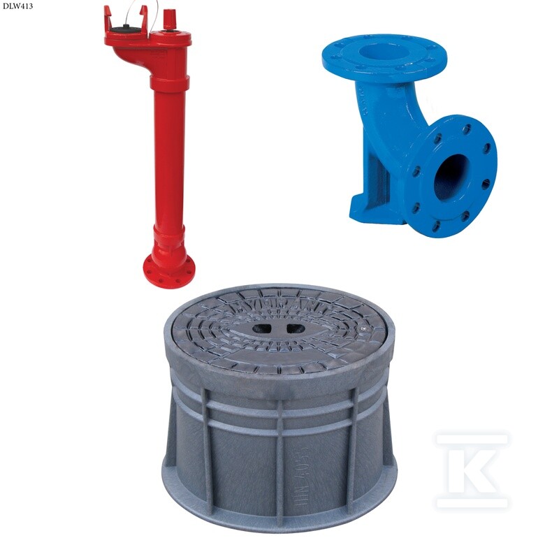 Hydrant podziemny HP6 DN80 H1250, PN10, - DLW413