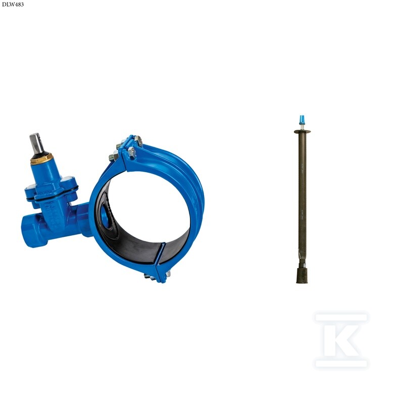 Zasuwo-opaska gwintowana NWZPE - DLW483