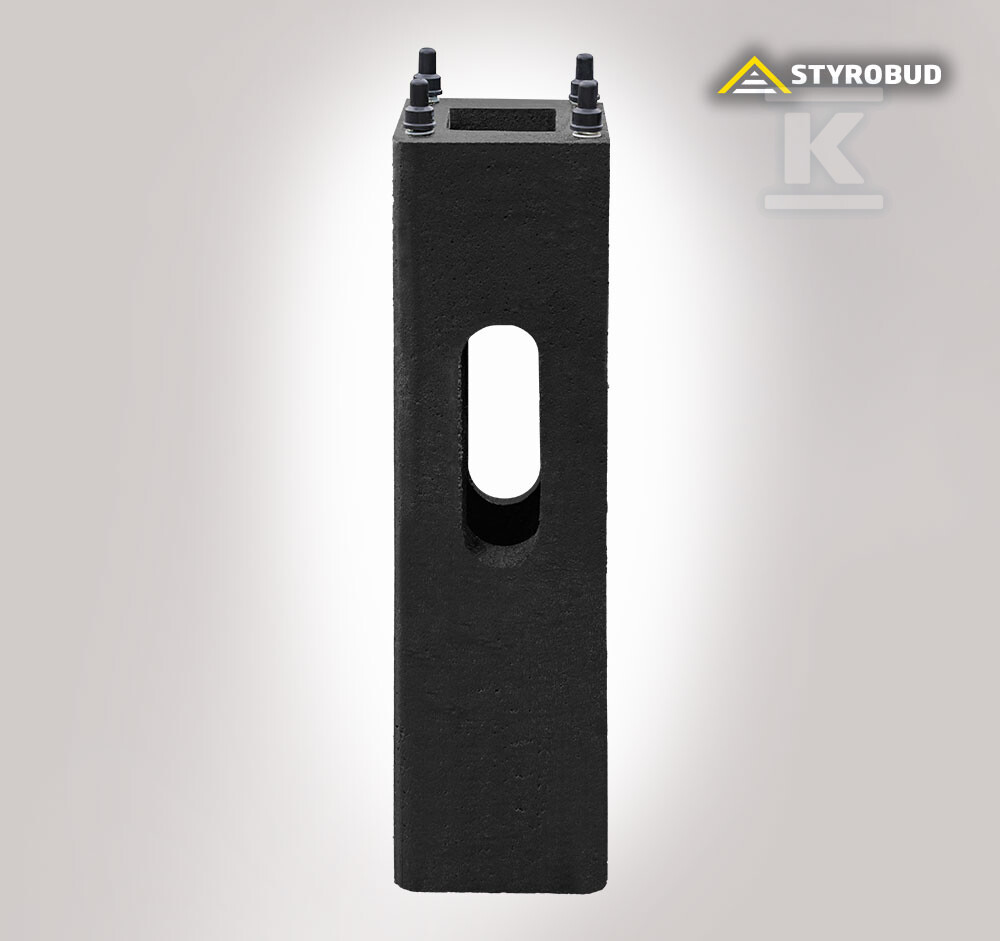 Fundament betonowy B-51 z elementami - 7580