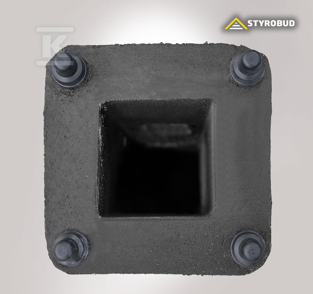 Fundament betonowy B-51 z elementami - 7580