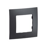 Рамка одинарна графітова (dark grey), НОВЕ NILOE