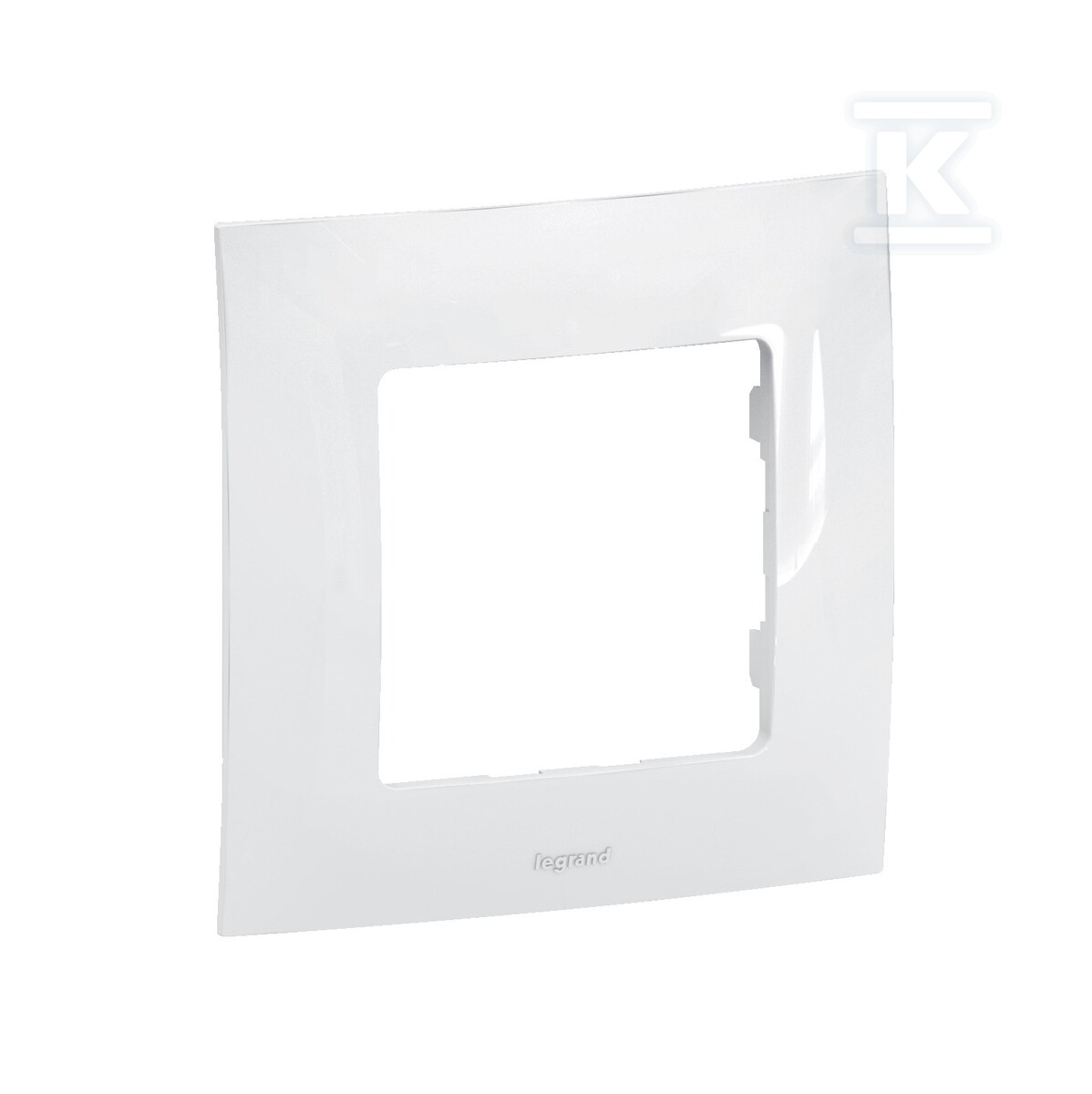 Рамка одинарна біла (white), НОВІ NILOE - NP111WH