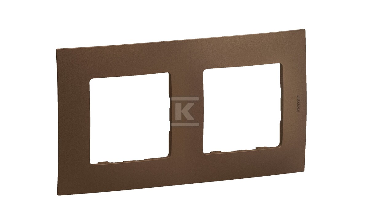 Подвійна рамка бронзова (темний бронз), - NP112DB