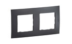 Подвійна рамка графітова (dark grey), НОВІ NILOE