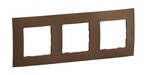 Рамка потрійна бронзова (dark bronze), НОВІ NILOE