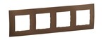 Рамка четвірна бронзова (темний бронз), НОВЕ NILOE