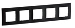 Рамка п'ятикратна чорна (black), НОВА NILOE