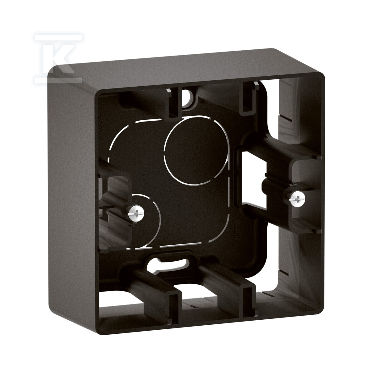 Поверхнева монтажна коробка одинарна - NP161BK