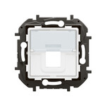 Адаптер для одинарних роз'ємів keystone білий, НОВИЙ NILOE