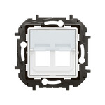 Адаптер для подвійних роз'ємів keystone білий, НОВИЙ NILOE