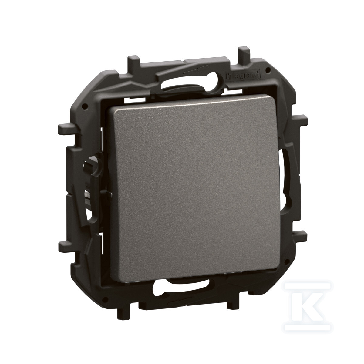 Однополюсний вимикач 10AX сталевий, - NP2110MG