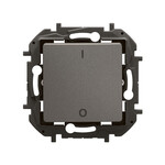 Двополюсний одинарний вимикач 16AX сталевий, НОВИЙ NILOE