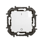 Двополюсний одинарний вимикач 16AX білий, НОВИЙ NILOE