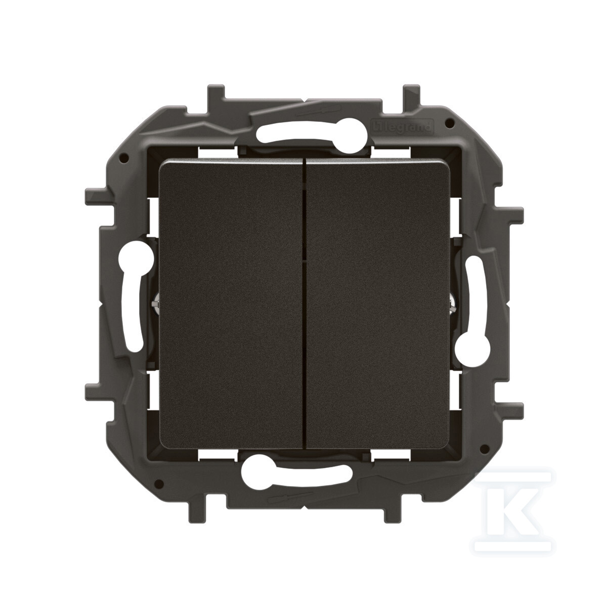 Подвійний прохідний вимикач 10AX - NP2220BK