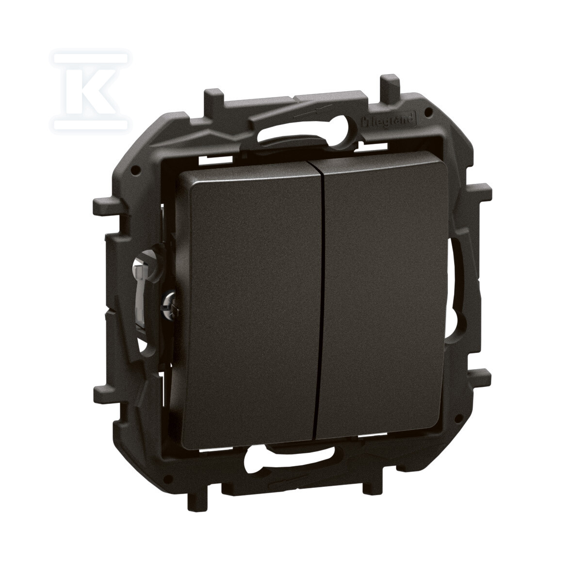 Подвійний прохідний вимикач 10AX - NP2220BK